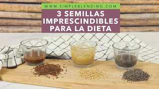 3 SEMILLAS IMPRESCINDIBLES PARA LA DIETA | 3 semillas para cada día | Las mejores semillas