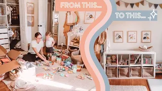 MASSIVE TODDLER ROOM ORGANIZATION ~ insane toy organization and baby clothing cleanout
