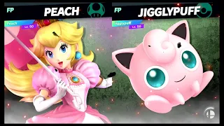 Super Smash Bros Ultimate Amiibo Fights – Peach vs the World #12 Peach vs Jigglypuff
