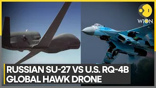 Putin's legendary Su-27 thunders: US drone turns away from Russian border | Details | WION Newspoint