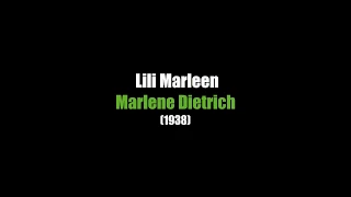 Lili Marleen (GER) | LYRICS | Marlene Dietrich | 1938