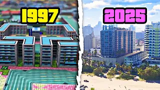 How Vice City has Changed over the Years(GTA 1, VC, VCS, VCD & VI)