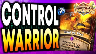 Control Warrior Stream - Showdown in the Badlands - Hearthstone