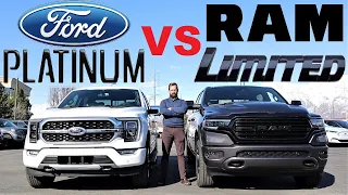 2023 Ford Platinum VS 2023 Ram Limited: Team Ram Or Team Ford?