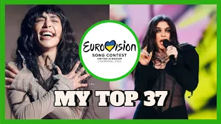 Eurovision 2023 - My Top 37 (One Year Later)