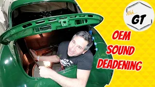 Vintage PORSCHE 356 Restored With OEM Asphalt Based Sound Deadening