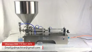 Small Pneumatic Liquid Paste Filling Machine