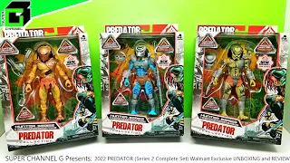 New PREDATOR Series 2 (Complete Set) Walmart Exclusive action figures UNBOXING and REVIEW