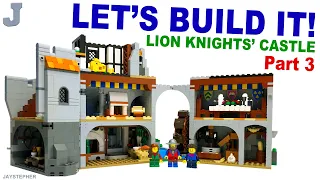 LEGO Icons 2022 Lion Knights' Castle 10305 Build Part 3