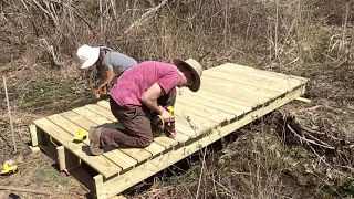 Building A Small Stream Bridge