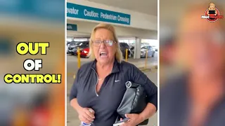 Parking Garage Karen Gets REKT | Best Public Freakouts