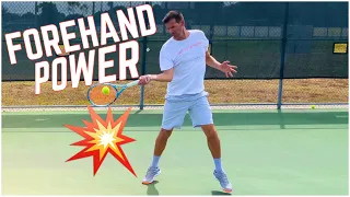 The 4 Power Sources on the Modern Forehand