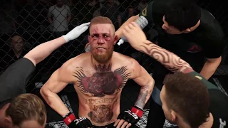 Conor McGregor vs. Dana White (EA Sports UFC 2) - CPU vs. CPU - Crazy UFC 👊🤪