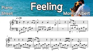 Feeling / Piano Sheet Music / Morris  Albert / by SangHeart Play