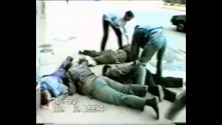 Russian police in action. 90s footage.