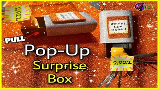 How to Make Pop Up Surprise Box | New Year Card