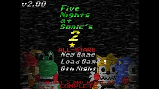 Five Nights at Sonic's: All-Stars Gameplay | FNaS 2 (Night 5 And Night 6) + Extras