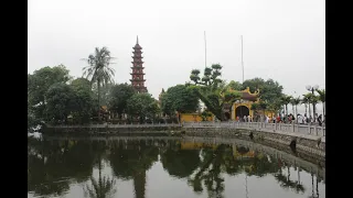 Tran Quoc Pagoda and One Pillar Pagoda in Hanoi Vietnam with tour guide commentary (April 22, 2023)