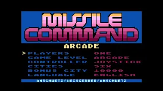 Missile Command Arcade for Atari 8-bit computers with VBXE