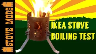 DIY IKEA STOVE REVIEW AND BOILING TEST