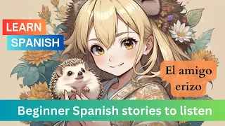 Learn and Improve Spanish with a Simple Story | El amigo erizo  | A2-B1