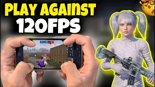 Playing Against 120 FPS🤯| iPhone 14 Pro MAX Vs iPhone Se 2020 1v1 TDM Room PUBG Test 2024 | IOS 17.4