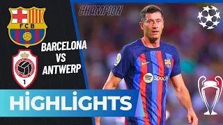 FC Barcelona vs. Royal Antwerp FC - UEFA Champions League GROUP MATCHES 23/24 - FİFA [4K60] #ucl