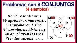 CONJUNTOS 10: Problemas con 3 conjuntos