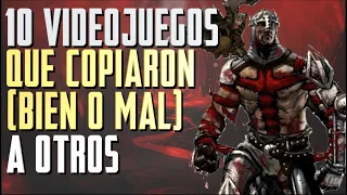 10 VIDEOJUEGOS que COPIARON (unos bien y otro no) a GRANDES juegos de ÉXITO