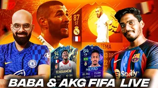 FIFA 22 ps5 | FUT 22 AKG and BABA vs The World FULL FUNN @drogbaba