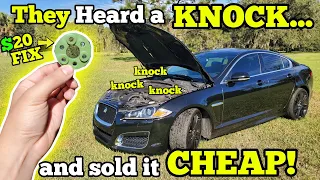 I Bought a 500HP Jaguar with an "Engine Knock" at the Junk Auction. It was completely MISDIAGNOSED!