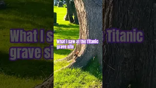 What I saw at Titanic graveyard Halifax🤨￼😳￼