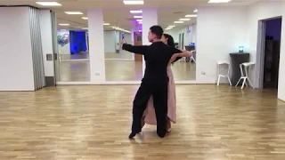 How to dance Natural Twist Turn in Tango - Novice