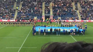 Leeds Rhinos v New Zealand Team Entrances along with Special Guest Rob Burrow