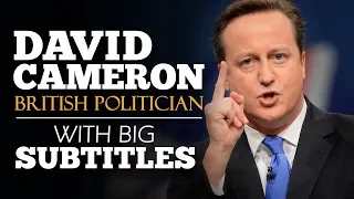 ENGLISH SPEECH | DAVID CAMERON: Brexit Referendum 2013 (English Subtitles)