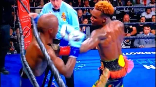 Jermell Charlo stops Harrison in Round 11.