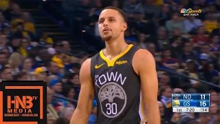 GS Warriors vs New Orleans Pelicans 1st Half Highlights | 01/16/2019 NBA Season