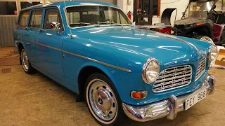 VOLVO AMAZON KOMBI 1969 | EN AV DOM SISTA FRÅN FABRIK! | DEN RÖDA SNART KLAR FÖR ELMIA (VLOGG 026)