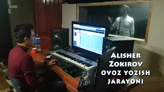 Alisher Zokirov - Yangi qo`shiq ustida ish | ovoz yozish jarayoni
