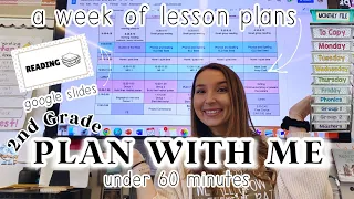 Plan With Me || LESSON PLAN QUICKLY || 2nd Grade Teacher (Math, Reading Writing, + more)