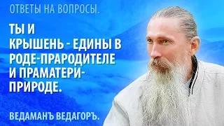 Ты и Крышень - ЕДИНЫ в Роде-Прародителе и Праматери-Природе.