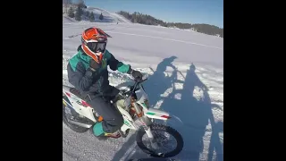 2021 KTM EXC 500 SIXDAYS/YAMAHA YZ 250 2stroke ON ICE