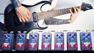 Metal riffs with 7 DISTORTION pedals sound INSANE