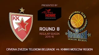 Highlights: Crvena Zvezda Telekom Belgrade-Khimki Moscow region