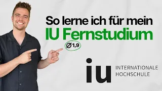 SO LERNE ICH erfolgreich für mein IU FERNSTUDIUM 👨🏽‍🎓