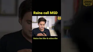 😂जब Suresh Raina किया MS Dhoni को किया  कॉल ।when Suresh Raina call MS Dhoni in Raunak studio.