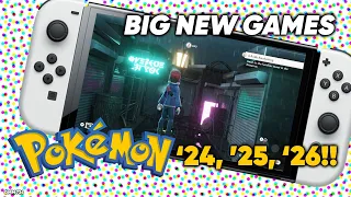 MASSIVE Pokemon Nintendo Switch Leaks: 3 Years Worth of Games! + New Switch Online Releases!