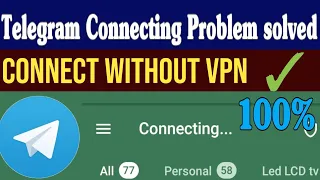 2024 Telegram Connecting Problem solved | How to connect telegram without VPN | Best Proxy Setting