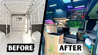 Sophisticated Camper Van Conversion - 3 Years Start to Finish
