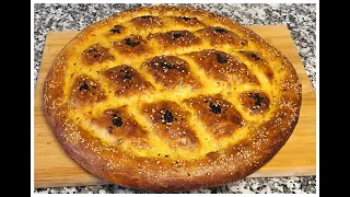 Traditional Easy Turkish Ramadan Pita Bread Recipe | How to Make Ramadan Pita at Home
